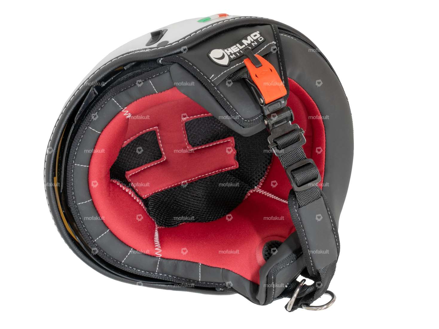 Helmo Milano Jethelm Air mit Visier weiss (XS) Carousel Image 4