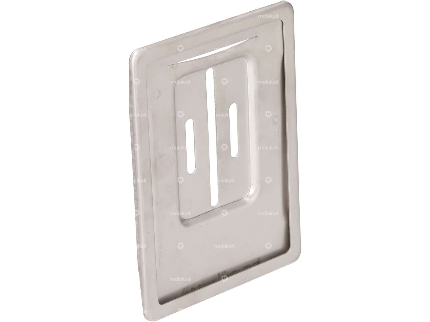 Support de plaque d'immatriculation (avec cadre) Inox (version CH) Carousel Image 1