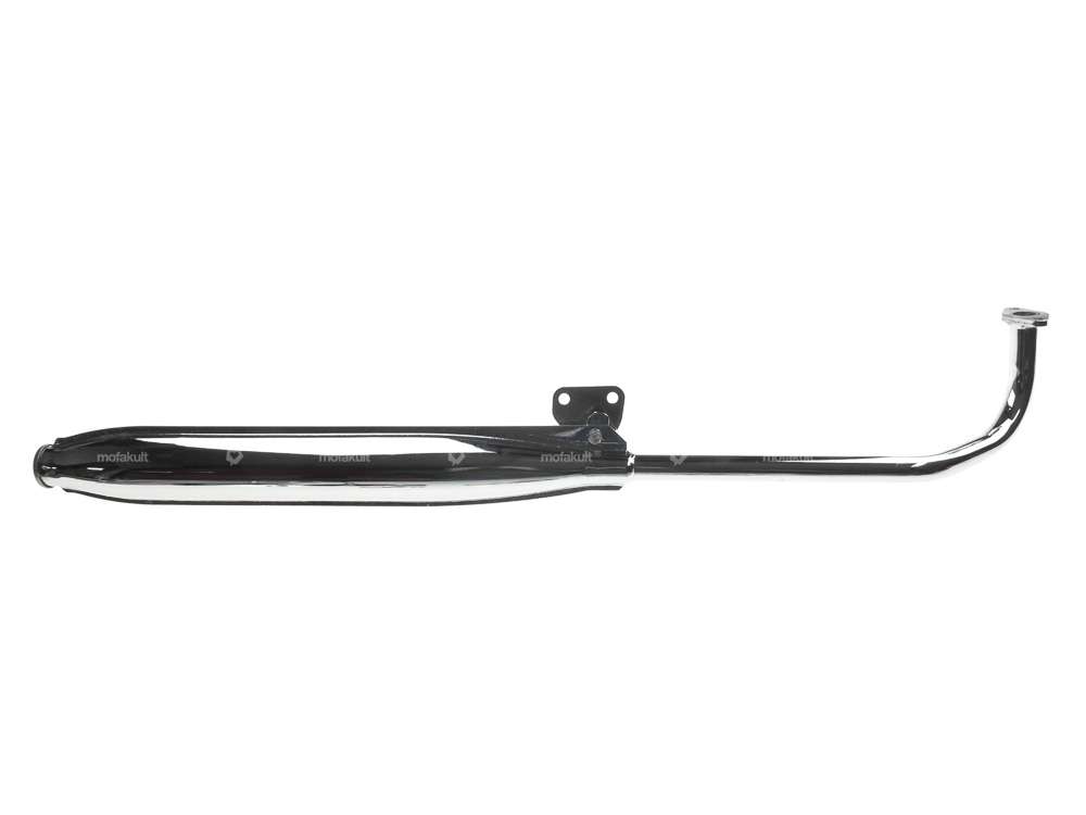 Echappement 22 mm sortie droite chrome | Tomos Carousel Image 1