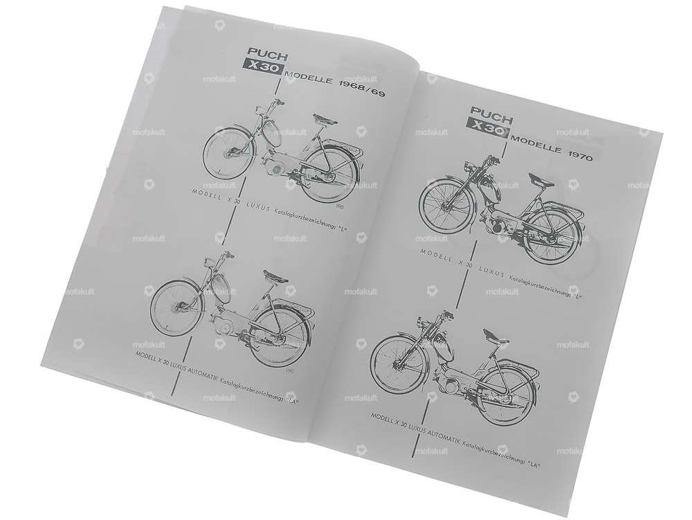 Spare parts catalog | Puch X30 S, L, LA (Velux) Carousel Image 2