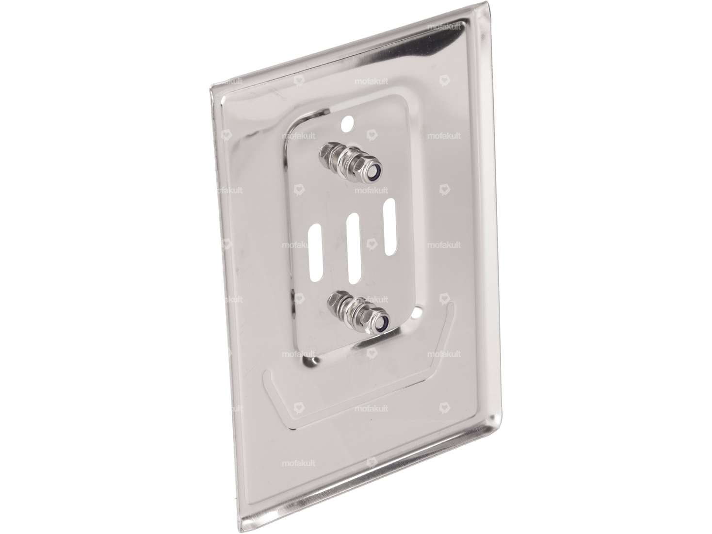 GPO Nummernschildhalter Inox (CH-Version) Carousel Image 1