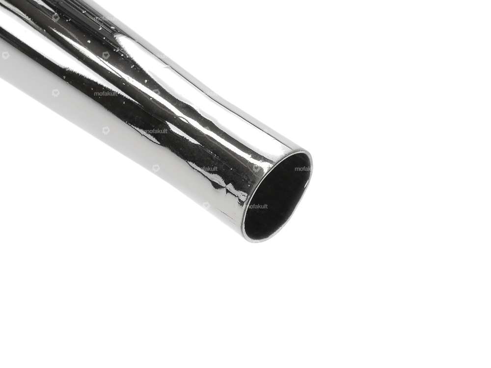 Rear silencer cigar Ø 32 / 70 mm chrome Carousel Image 2
