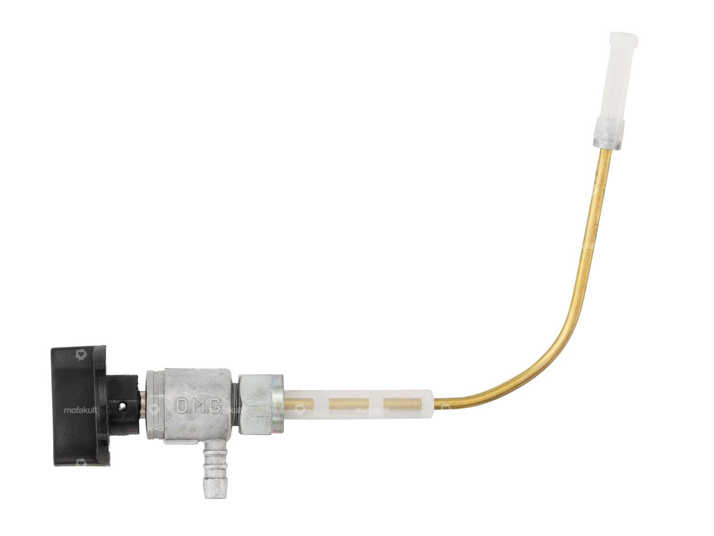 Robinet d'essence OMG horizontal M12x1 (avec écrou) descendant Carousel Image 1