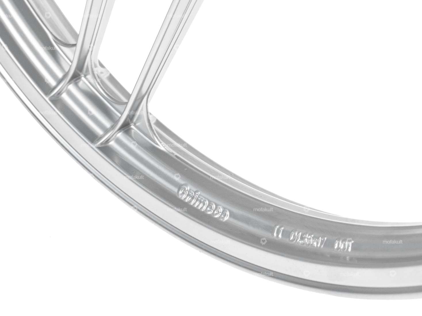 Grimeca jante 17" fonte argent NOS | Puch Maxi Carousel Image 2