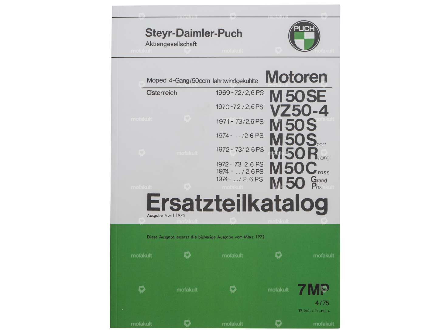 Spare parts catalog | Puch M50, VZ50 4-speed (AT) Carousel Image 1