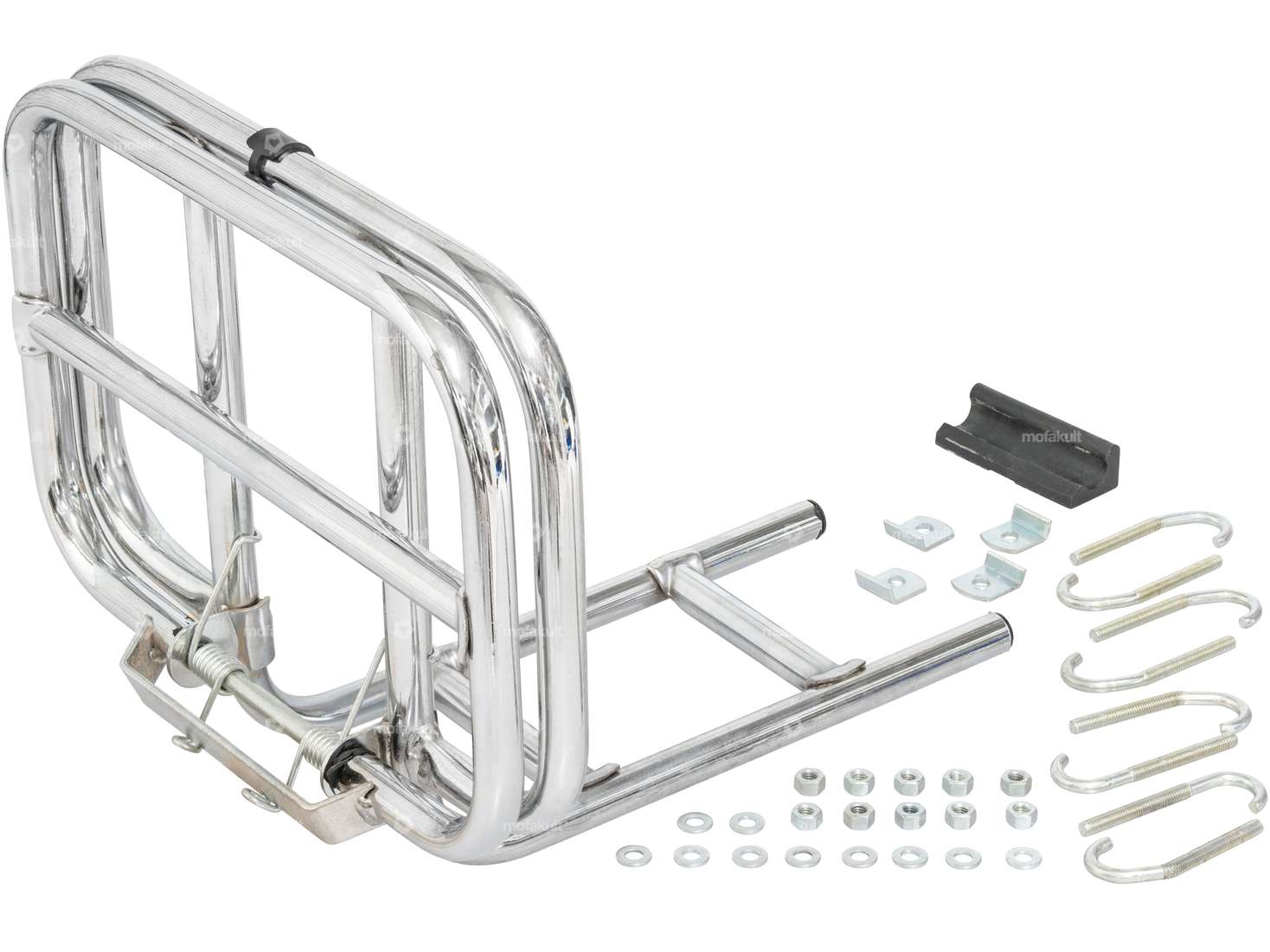 FACO Zusatzgepäckträger Chrom NOS | Piaggio Ciao, SI Carousel Image 1