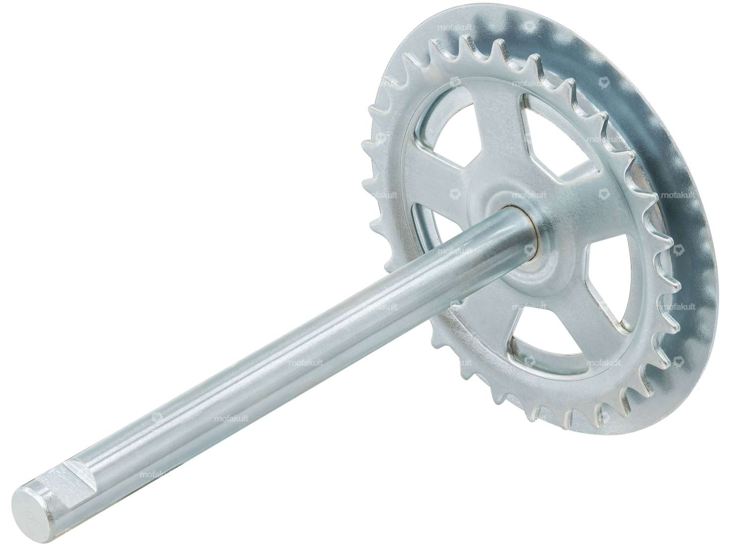 Tretachse 28 Z. Keilnut verzinkt (B-Qualität) | Piaggio Ciao Carousel Image 2