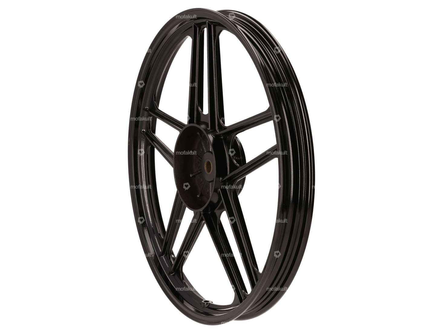 Felge 17" hinten (5 Speiche) Alu schwarz | Honda Camino Carousel Image 1