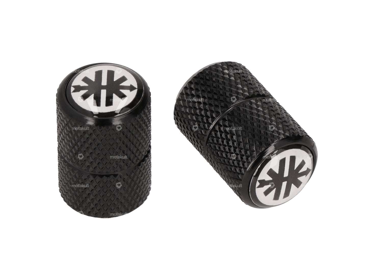 mk-Merch capuchon de valve Kreidler alu noir Carousel Image 1