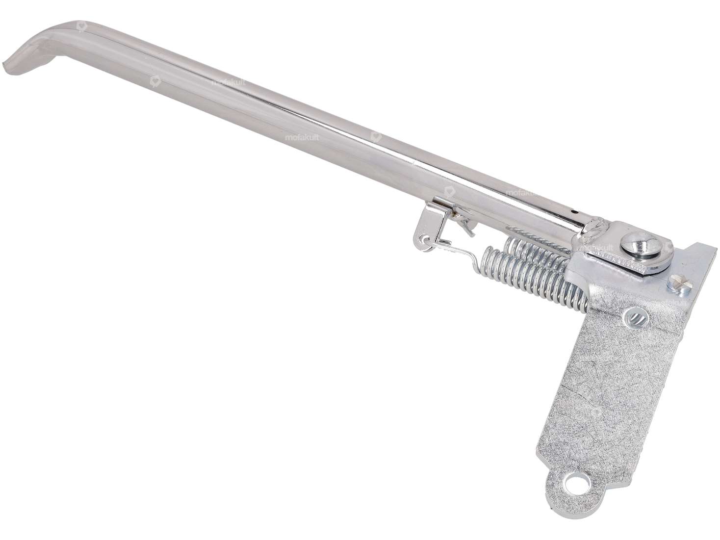 Béquille latérale droite fixation plate 31 cm chrome Carousel Image 2