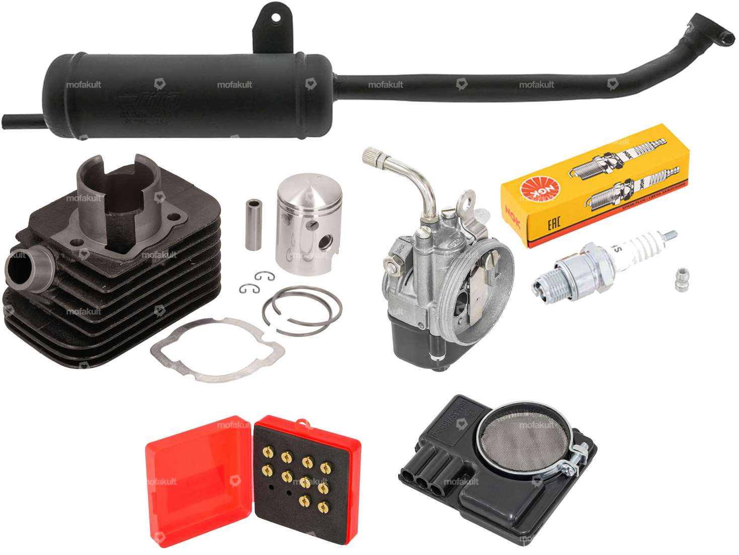 DR 38 mm kit tuning quotidien | Piaggio Ciao, SI Carousel Image 1