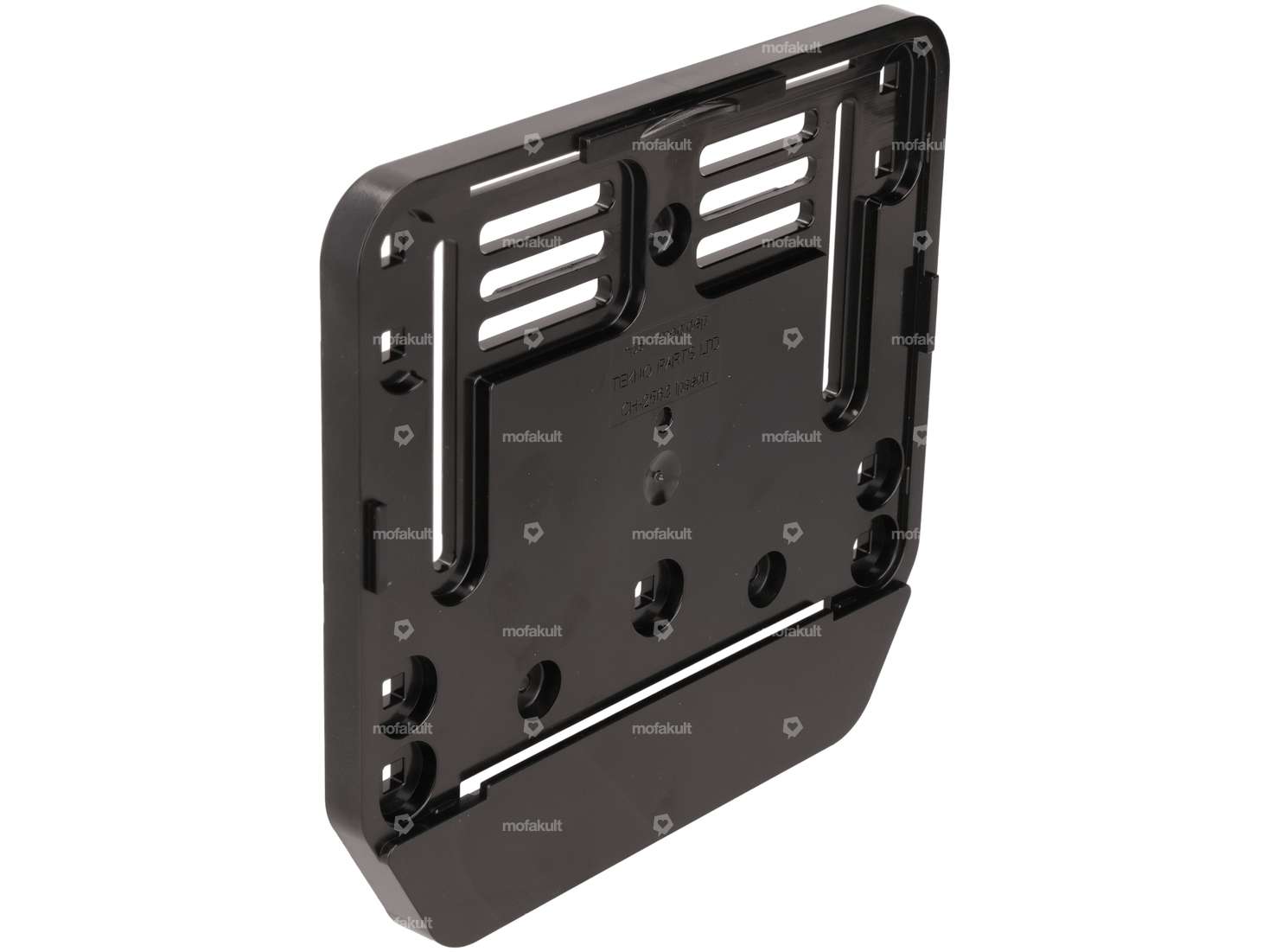 Support de plaque d'immatriculation en plastique (version CH) | Moto / Scooter / Vespa Carousel Image 1