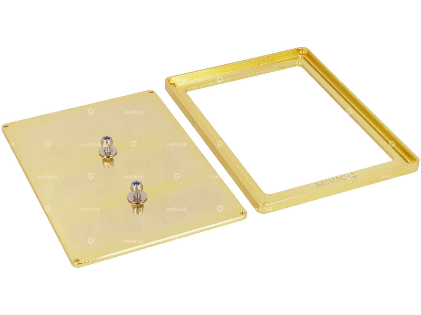 66HEROES Cadre de numérotation Custom or (version CH) Carousel Image 3