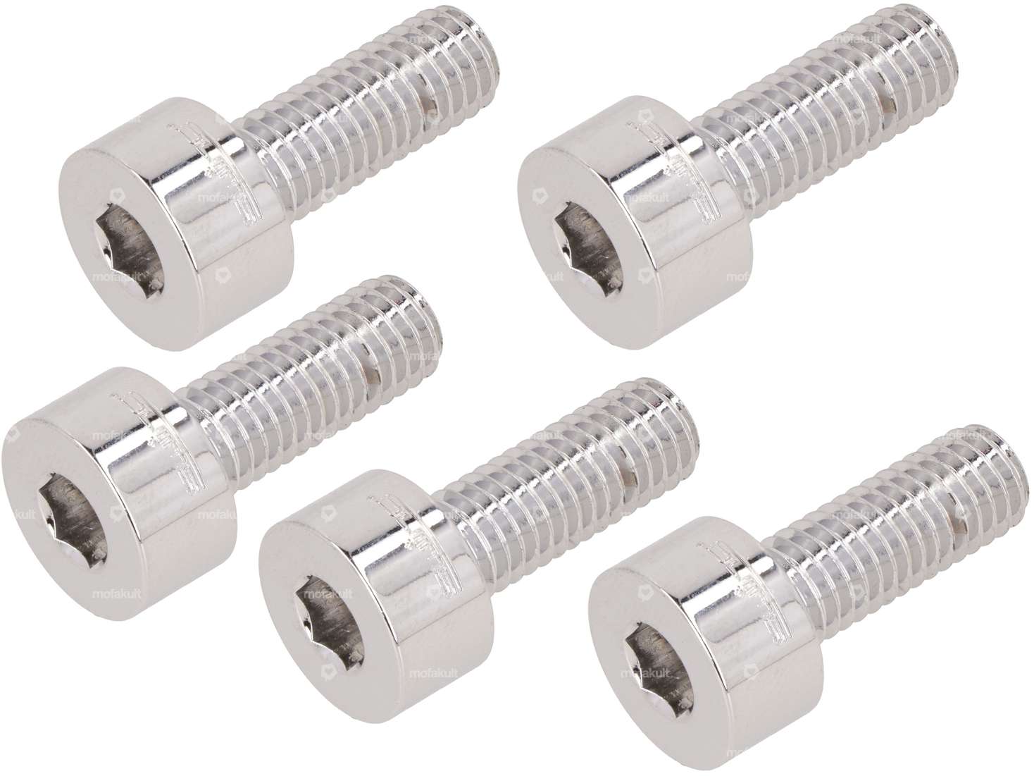 swiing® revival set de vis M8x22 culasse moyeu fonte chrome | Puch Carousel Image 1