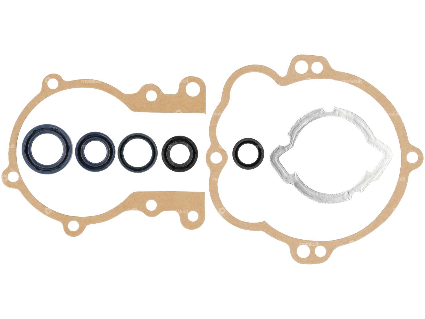 CIF gasket set engine / gearbox with shaft seals Vario | Piaggio Ciao, SI, Bravo, Boxer Carousel Image 1