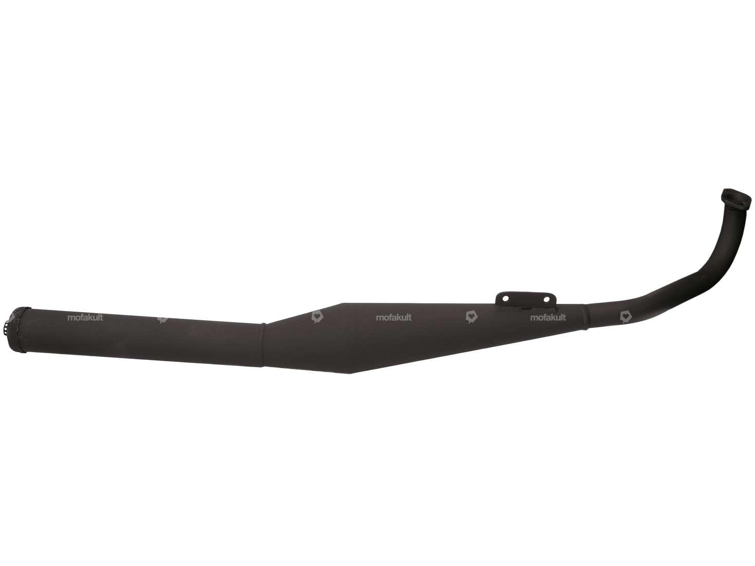 Homoet Auspuff 28 mm «P4» schwarz | Tomos 4L / 4TL Carousel Image 1