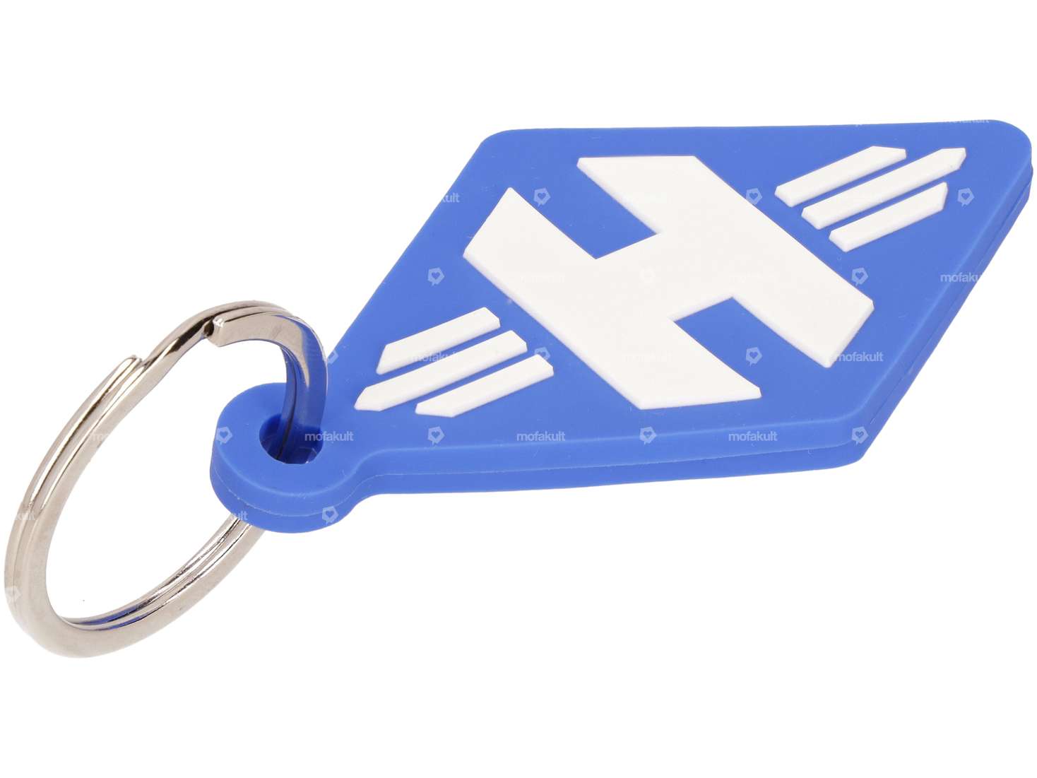 mk-Merch key ring "Hercules" rubber diamond-shaped Carousel Image 1