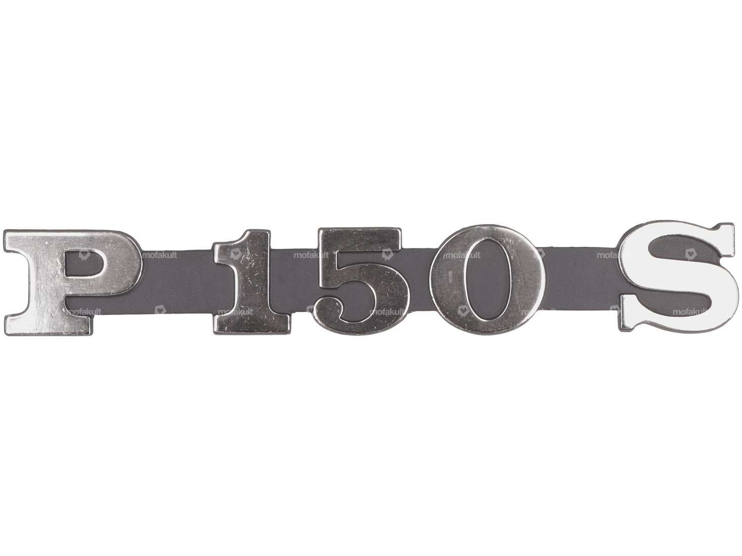 RMS Emblème capot latéral gauche "P 150 S" aluminium | Vespa P150S Carousel Image 1