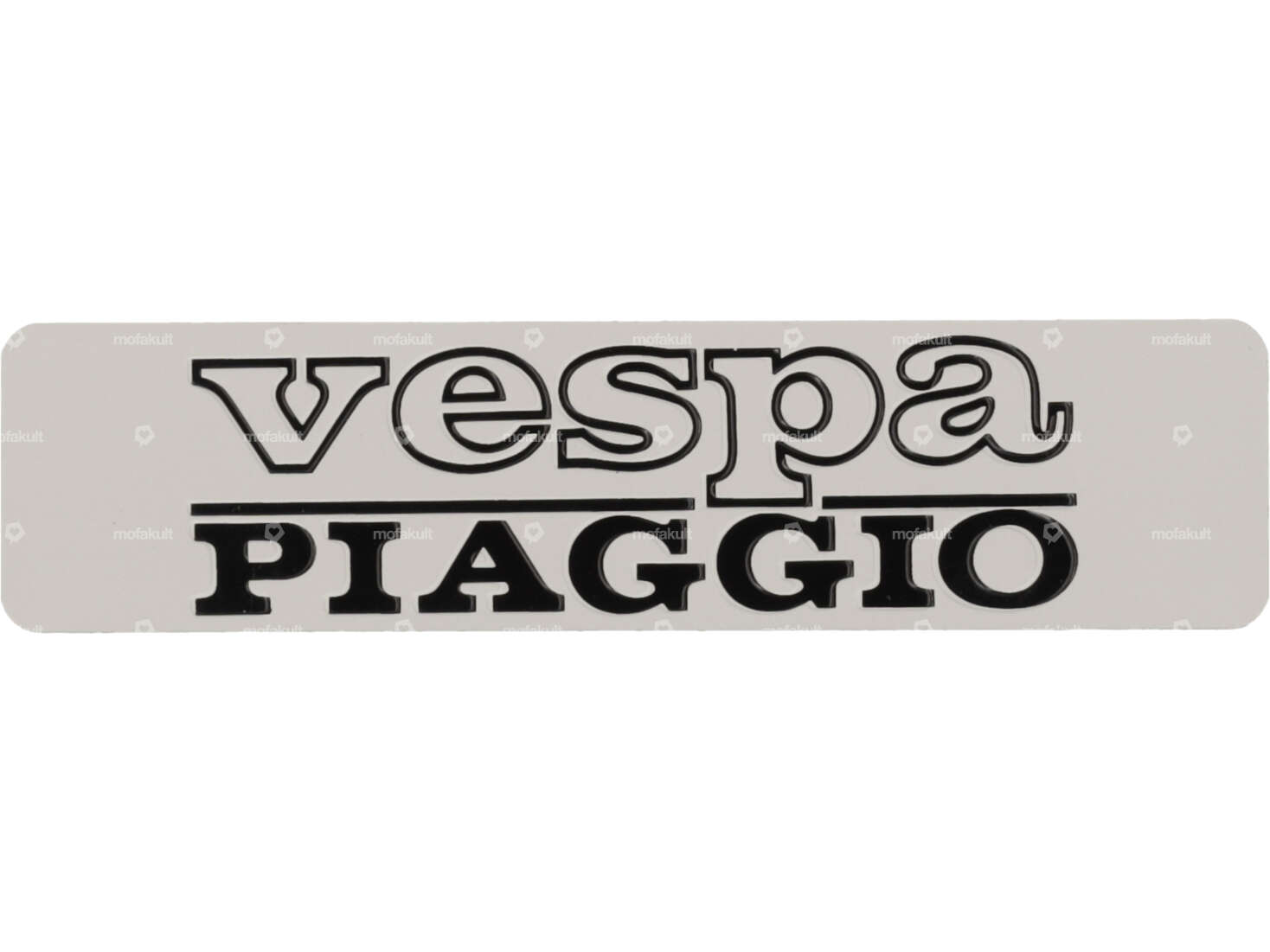 Autocollant réservoir "vespa PIAGGIO" 115 x 27 mm | Piaggio Ciao, SI, Bravo, SUPERbravo Carousel Image 1