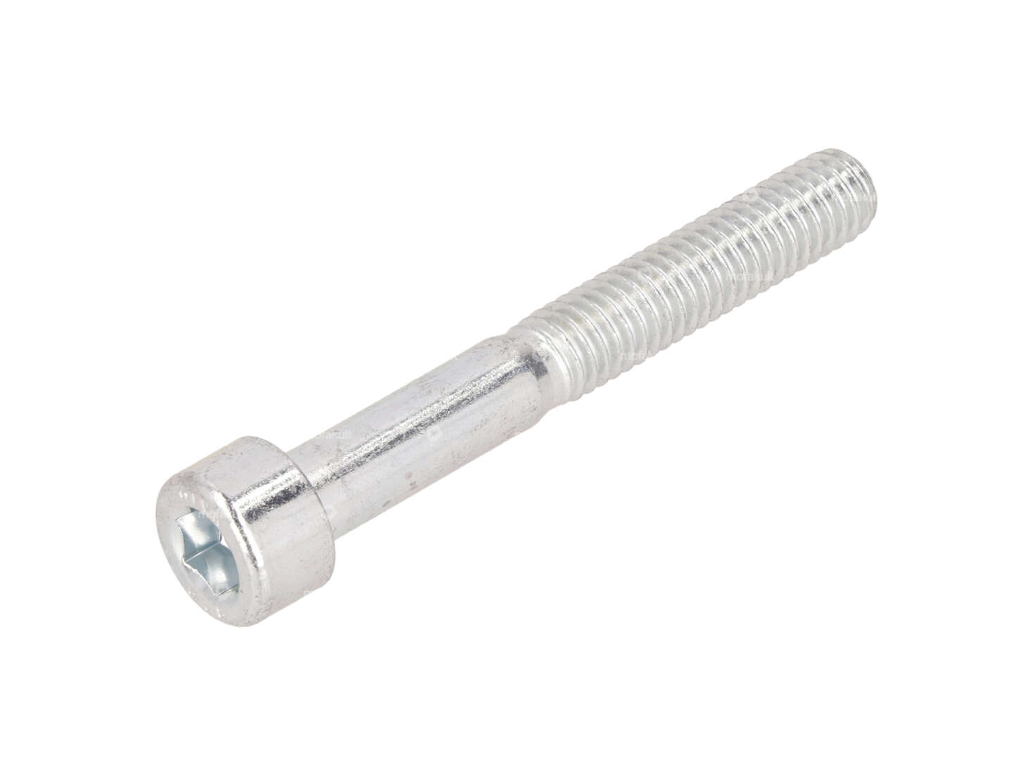 Schraube M6x45 Zylinderkopf Schaft Innensechskant verzinkt Carousel Image 1