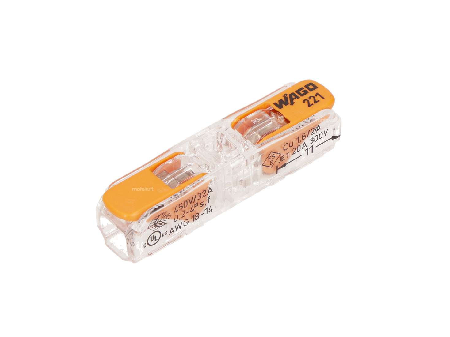 WAGO Connecteur de passage 4 mm avec levier Carousel Image 1