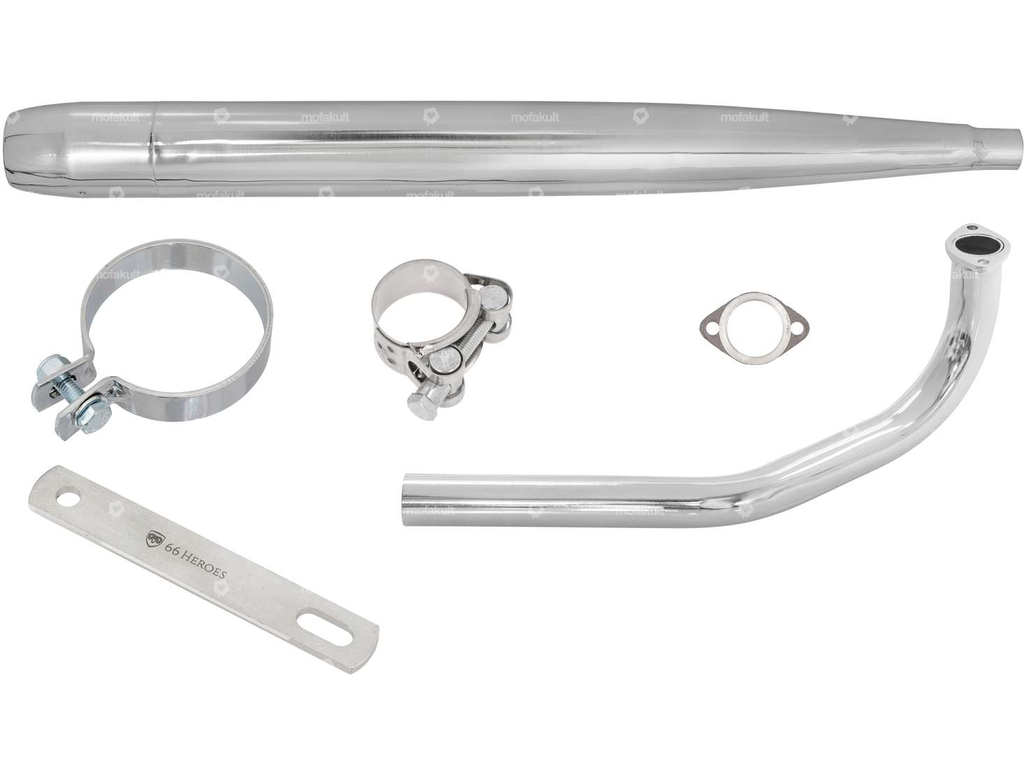 swiing® ingenious Kit d'échappement à résonance Ø 28 / 70 mm | Tomos Sprint, Quadro, Classic, Roadie Carousel Image 1