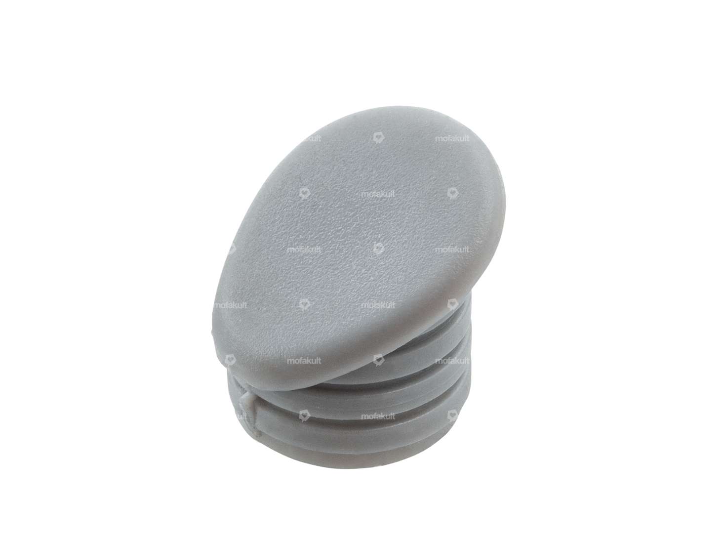 Bouchon en caoutchouc pour potence de guidon gris Carousel Image 1