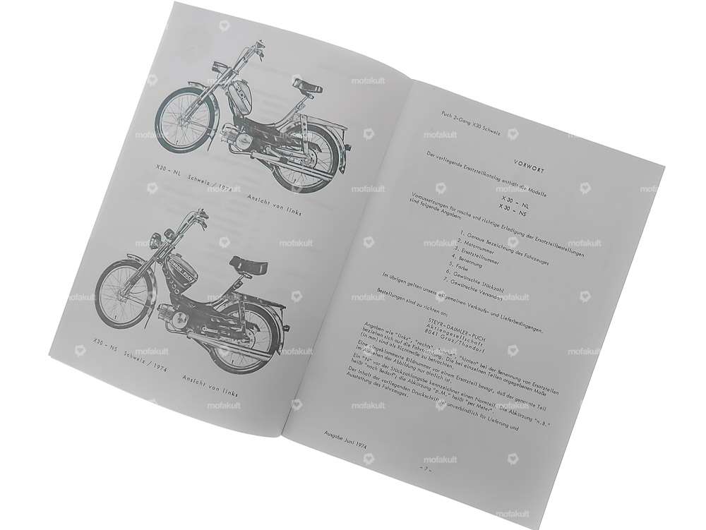 Ersatzteilkatalog | Puch X30 NS / NL (CH) Carousel Image 2