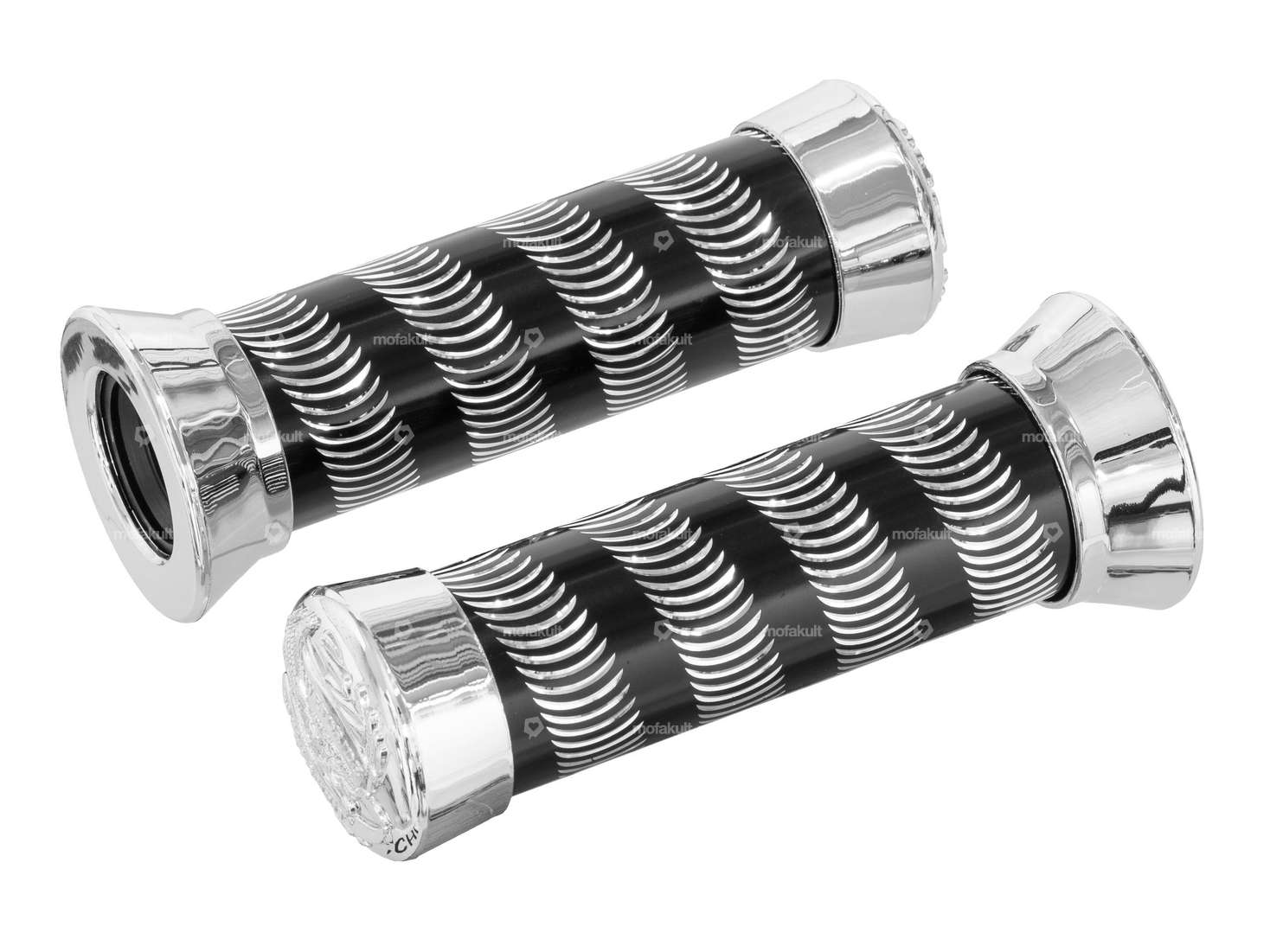 poignées aluminium spirale noir Carousel Image 1