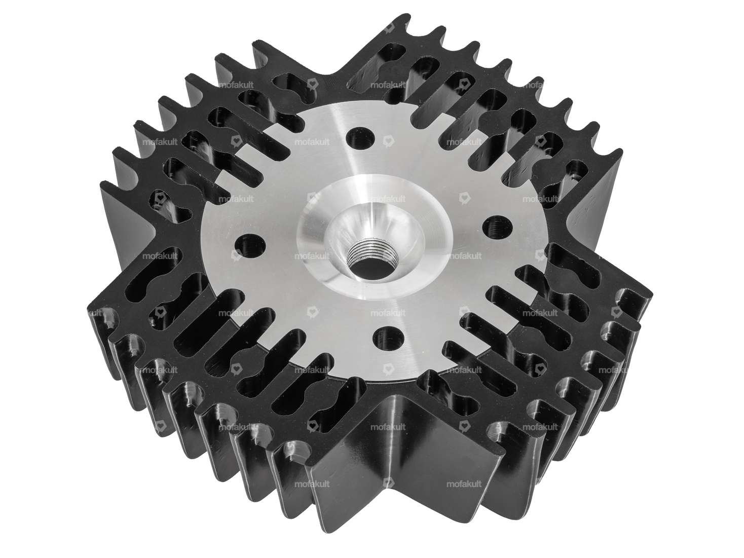 GPO 38 mm Zylinderkopf Puch AT-Modell neue Ausf. schwarz Carousel Image 2