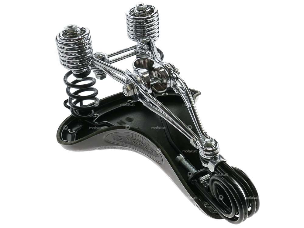 Selle BROOKS cuir noir Carousel Image 2