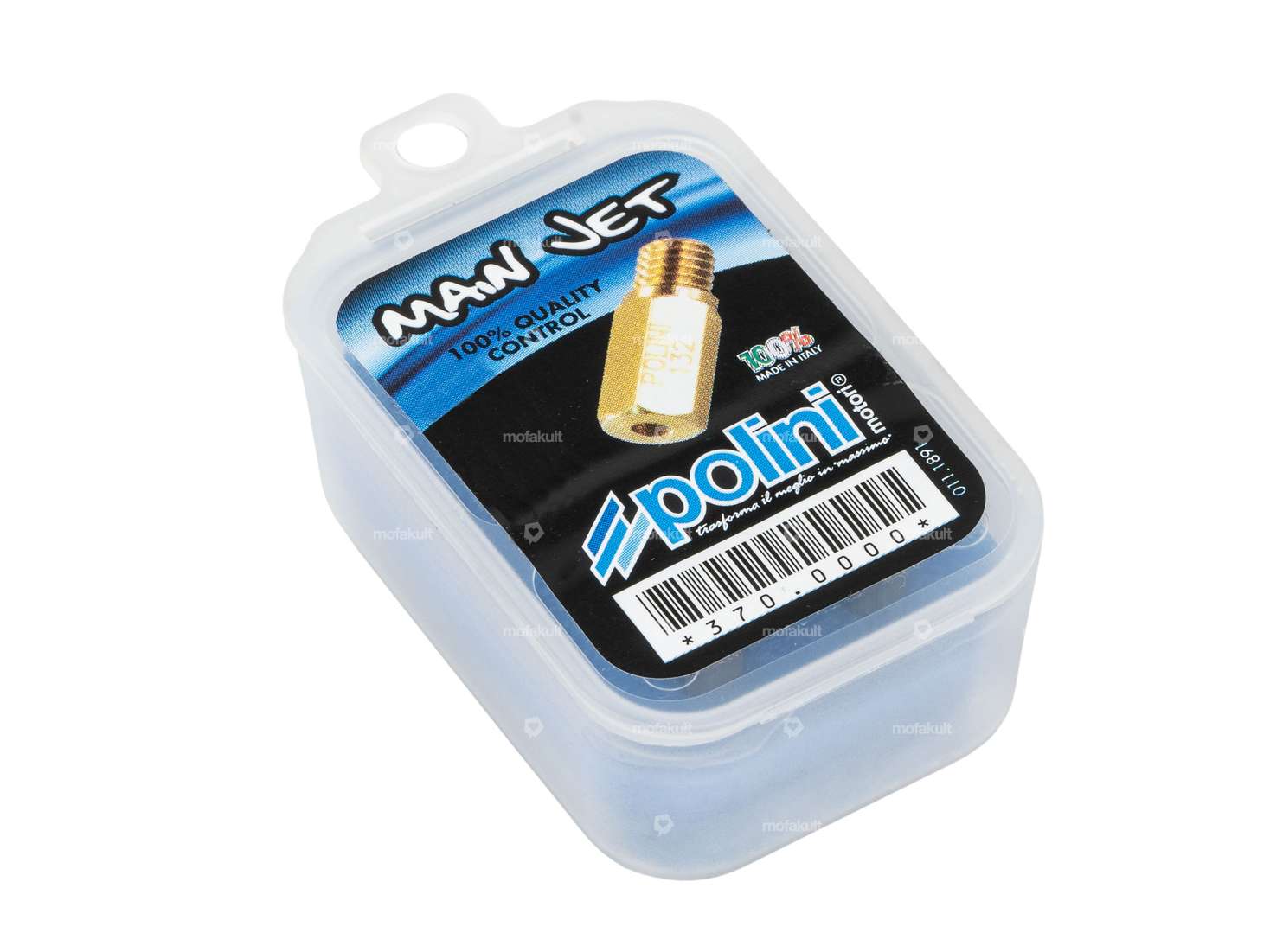 Polini set de gicleurs (120 - 138) gicleurs principaux version longue CP, Keihin, Koso, PWK Carousel Image 3