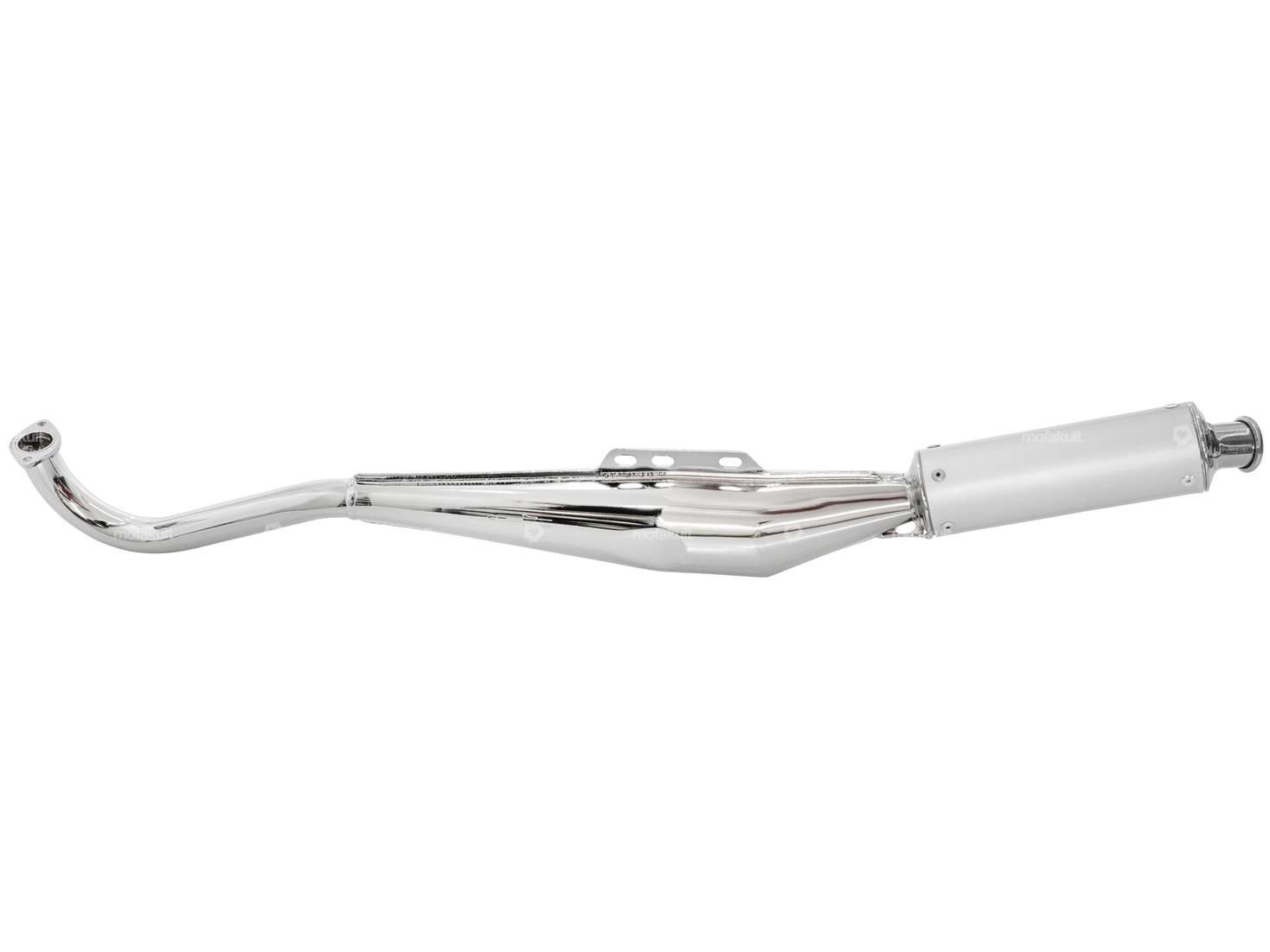 Auspuff Bullet 28 mm Chrom | Puch Maxi, X30 Carousel Image 1