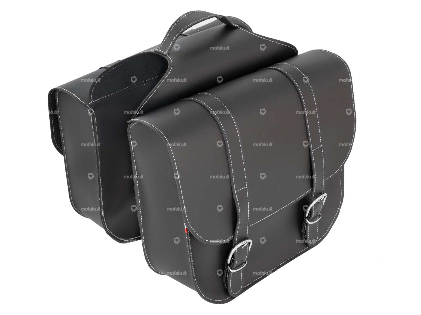 Sacoche à bagages Nostalgic noire Carousel Image 1