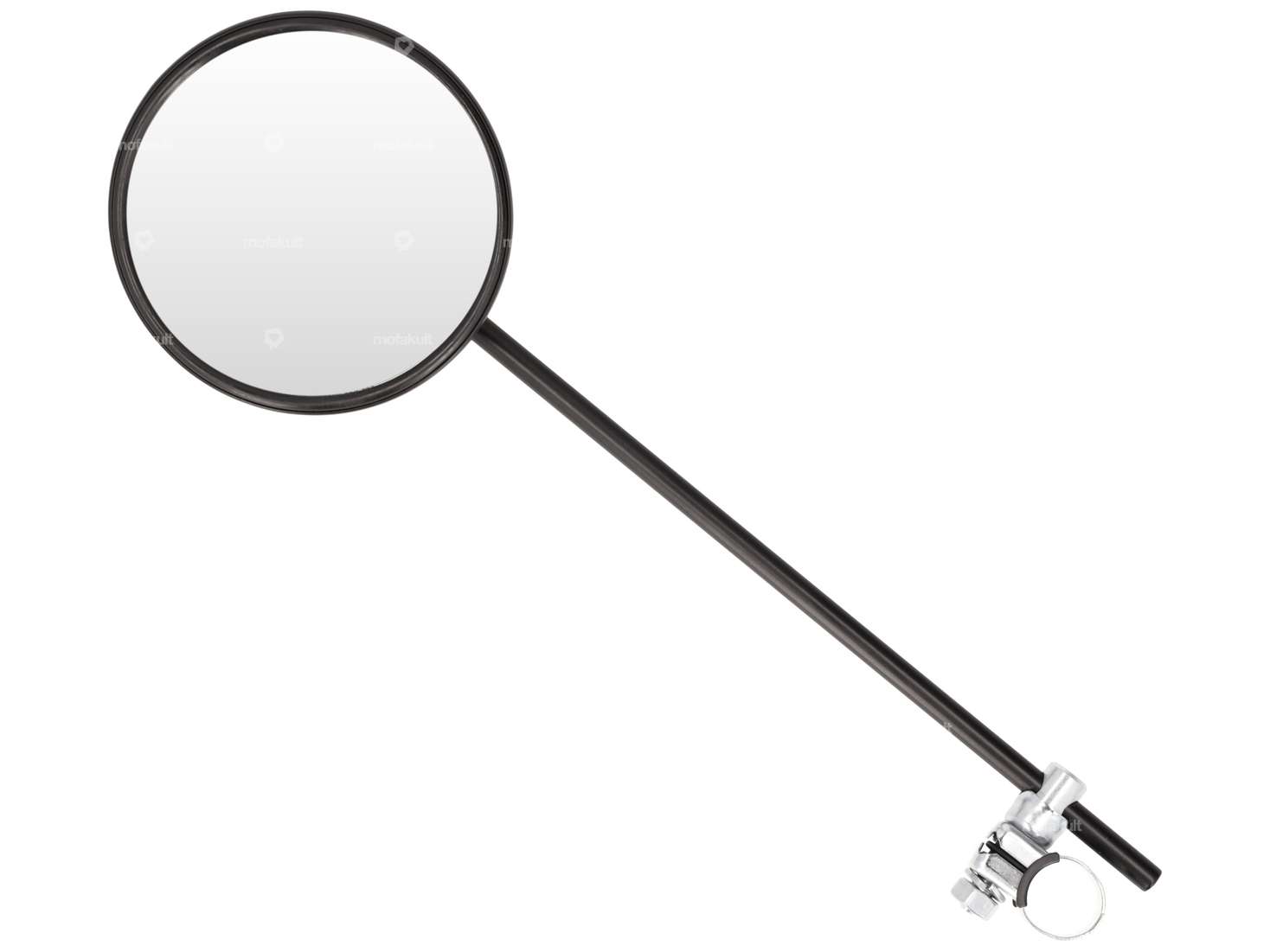 Bumm miroir rond inox noir Carousel Image 1