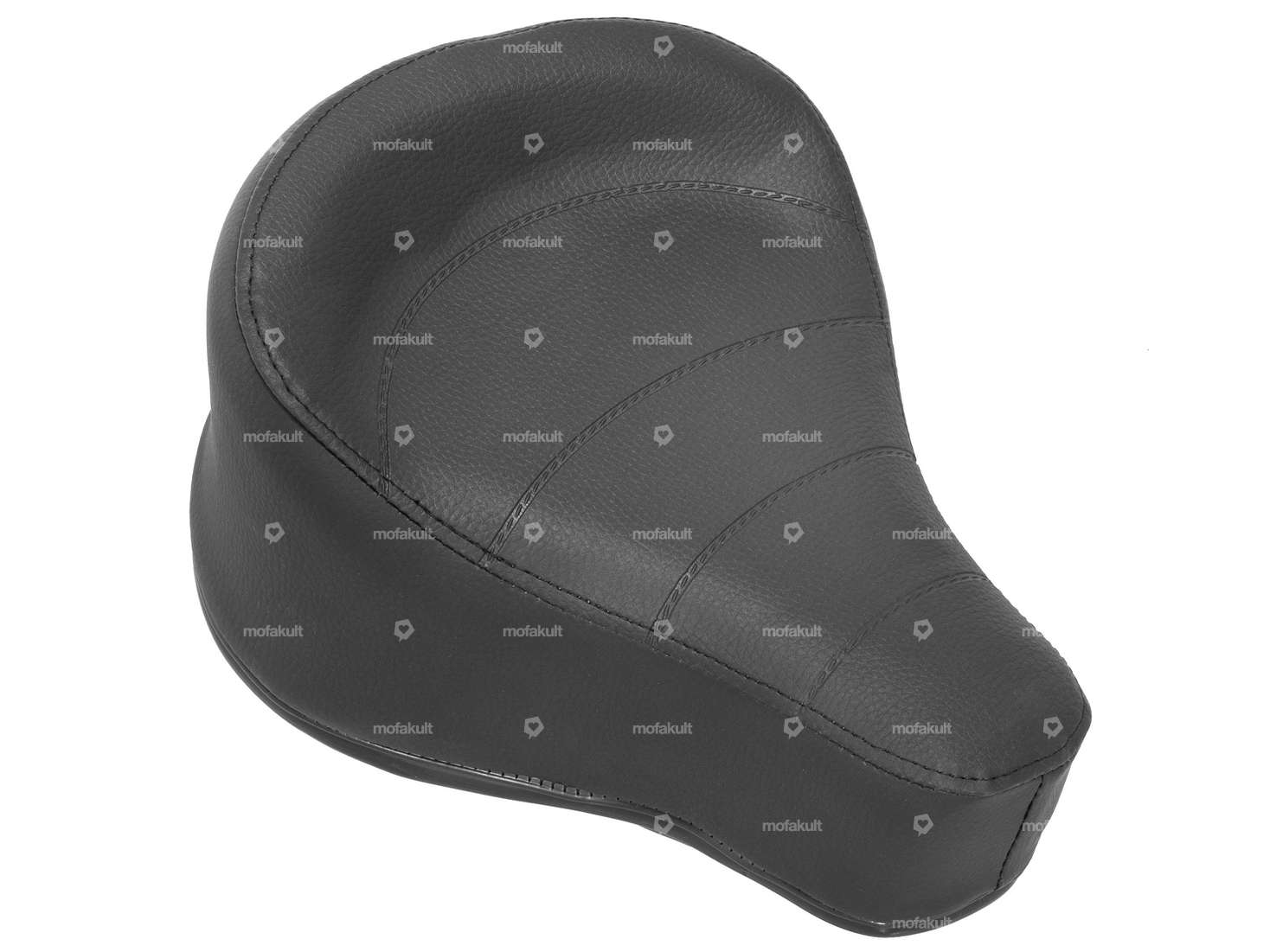 Selle noire avec inscription "Töfflimeitli". Carousel Image 2