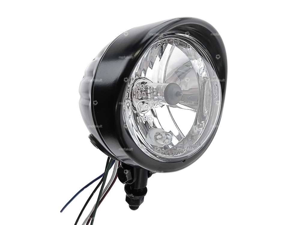 Scheinwerfer «Michigan» Rillen schwarz Carousel Image 1