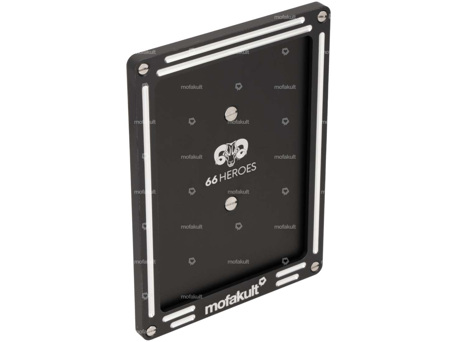 66HEROES Cadre de numérotation Custom "mofakult" noir (version CH) Carousel Image 1