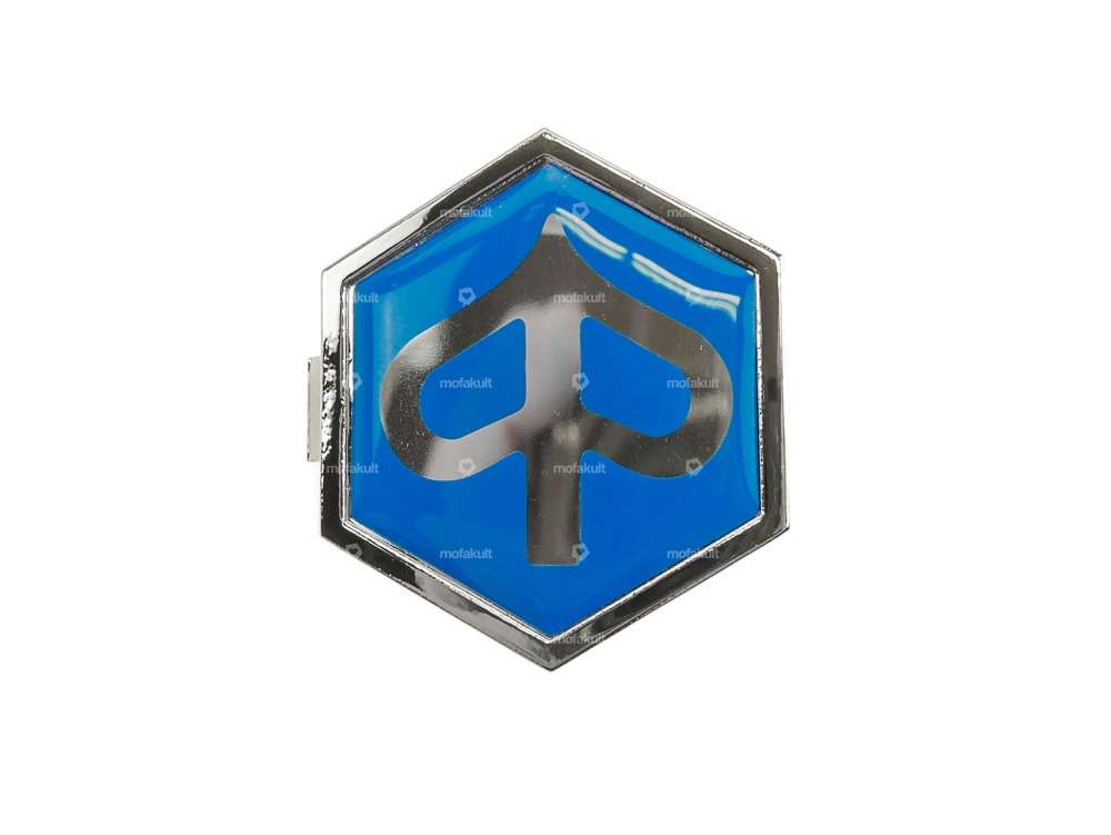 Emblem «Piaggio» Ø 37 mm (mit Clip) original | Piaggio Ciao, Bravo, Boxer, Grillo Carousel Image 1