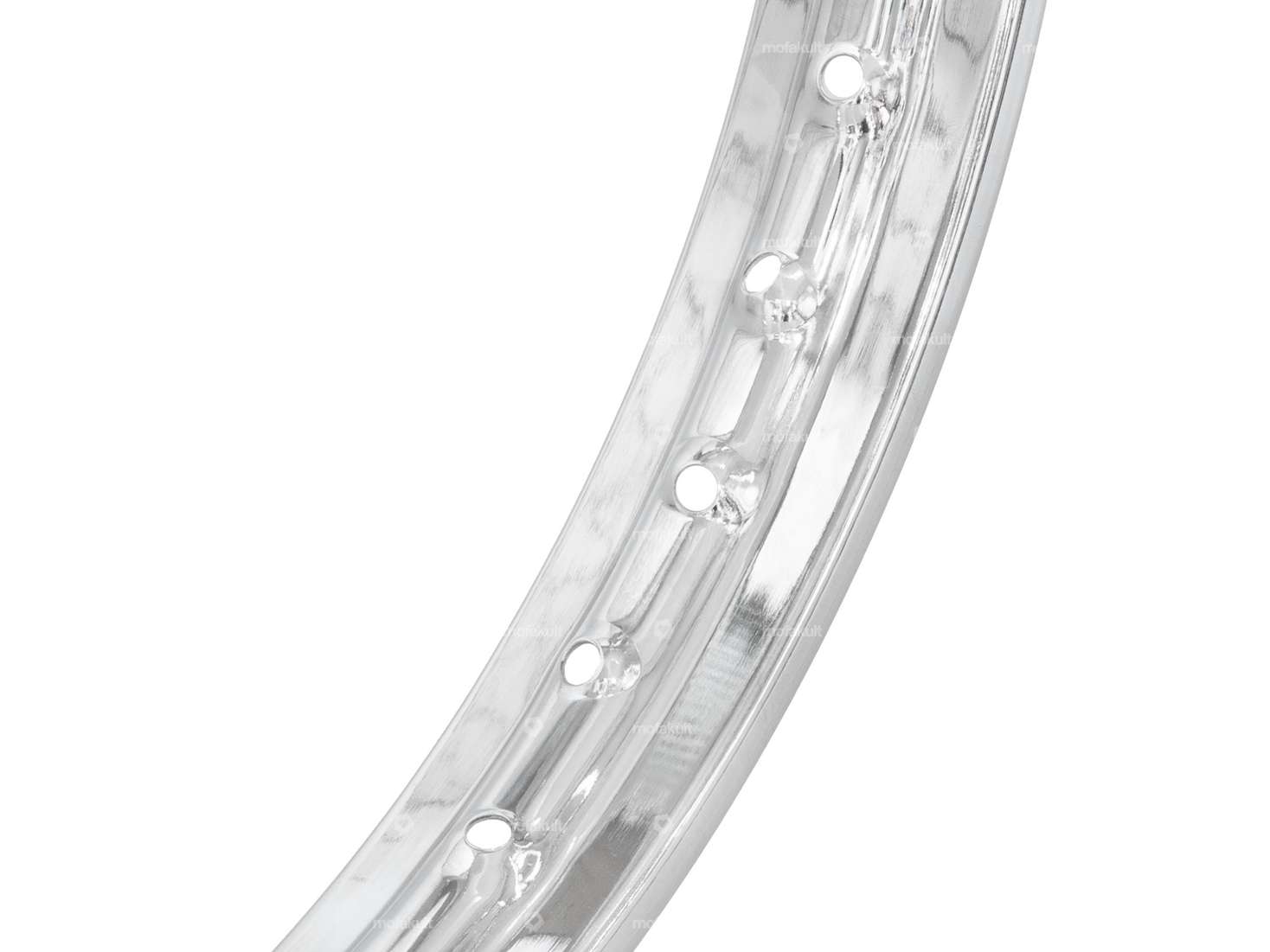 Anneau de jante 1.40 x 17" (53 mm) chromé grands trous de tétons Carousel Image 2