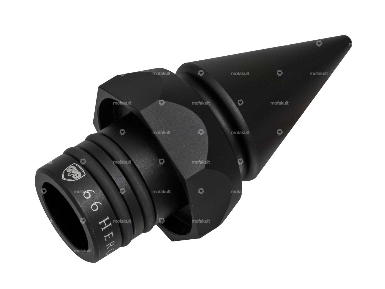 66HEROES Tank cap pointed black | Puch Carousel Image 2