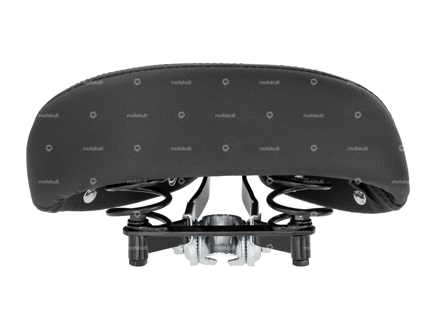 Selle Buffalo à ressorts en tonneau, noire Carousel Image 3