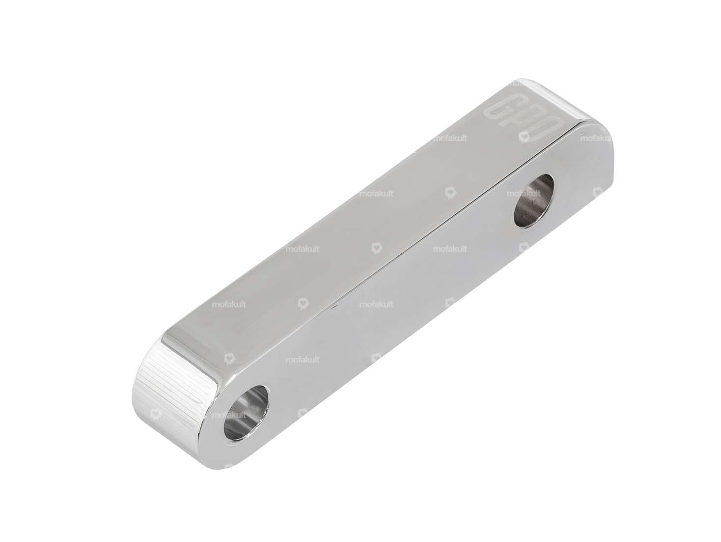 GPO Pièce de serrage pour montage sur selle Alu Chrome (CNC) | Puch Maxi Carousel Image 1