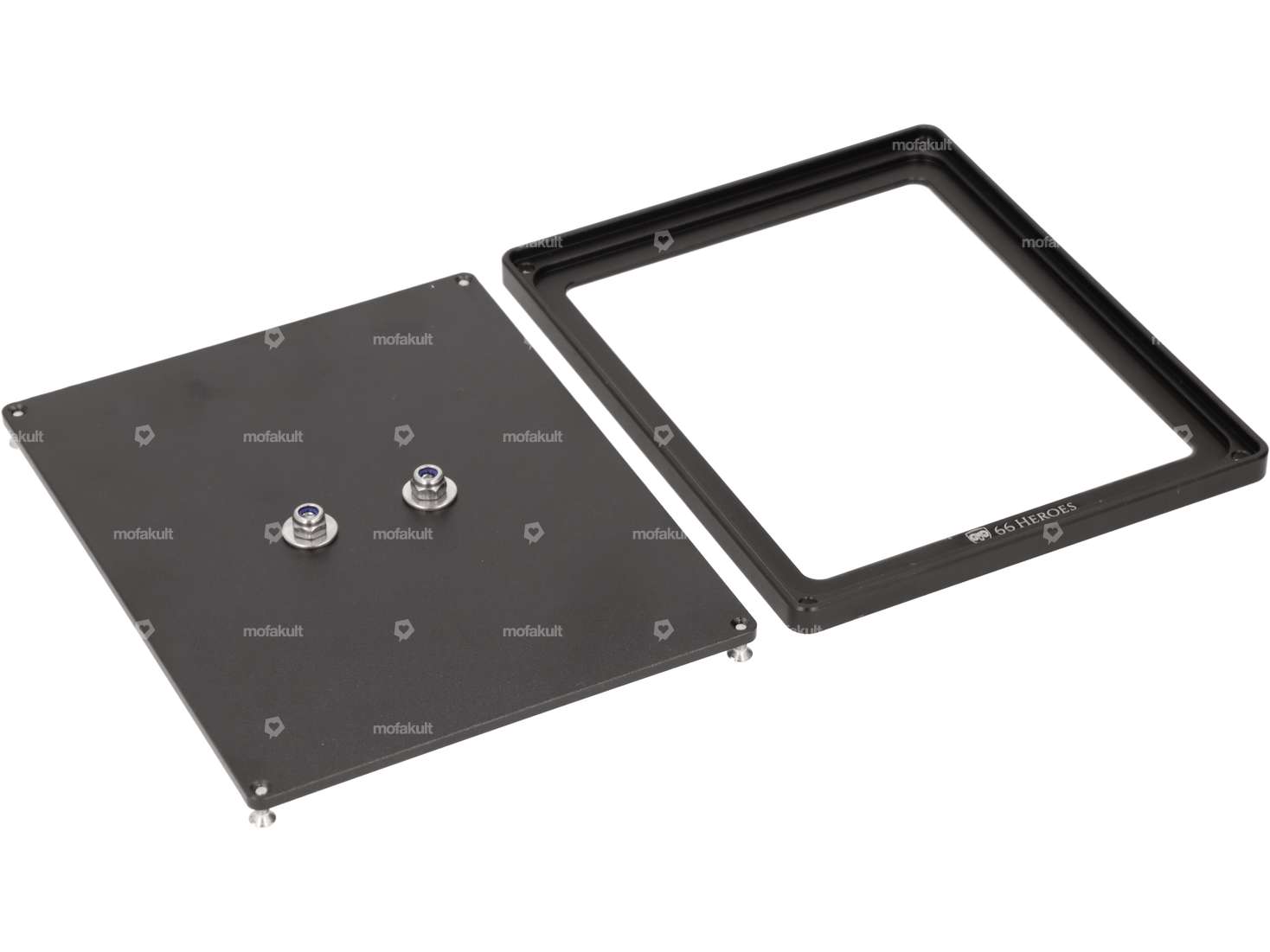 66HEROES Cadre de numérotation Custom "Puch" noir (version DE) Carousel Image 3