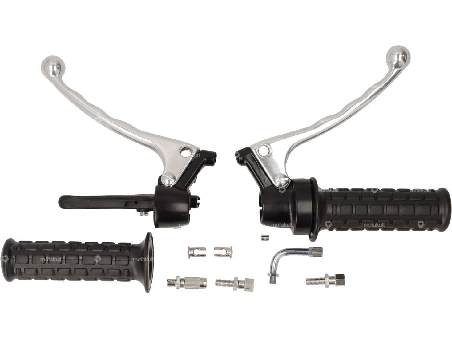 Lusito Griffset Automatik Blockmuster schwarz Carousel Image 1