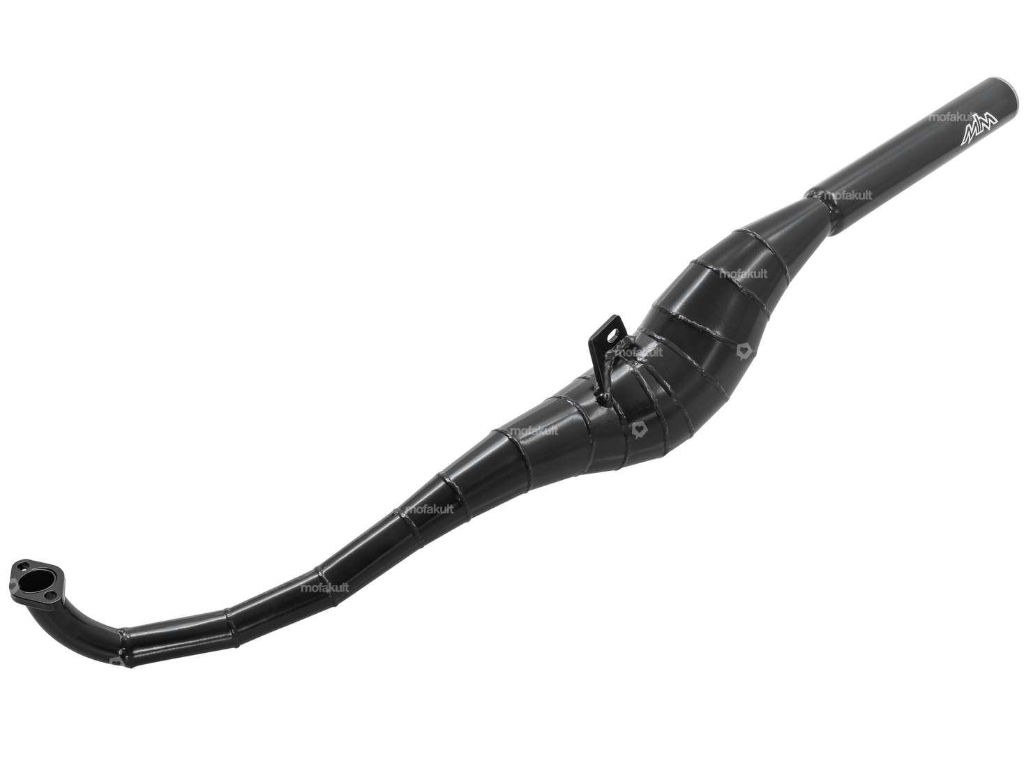 MLM exhaust "Crazy Pipe" black straight outlet | Puch Carousel Image 1