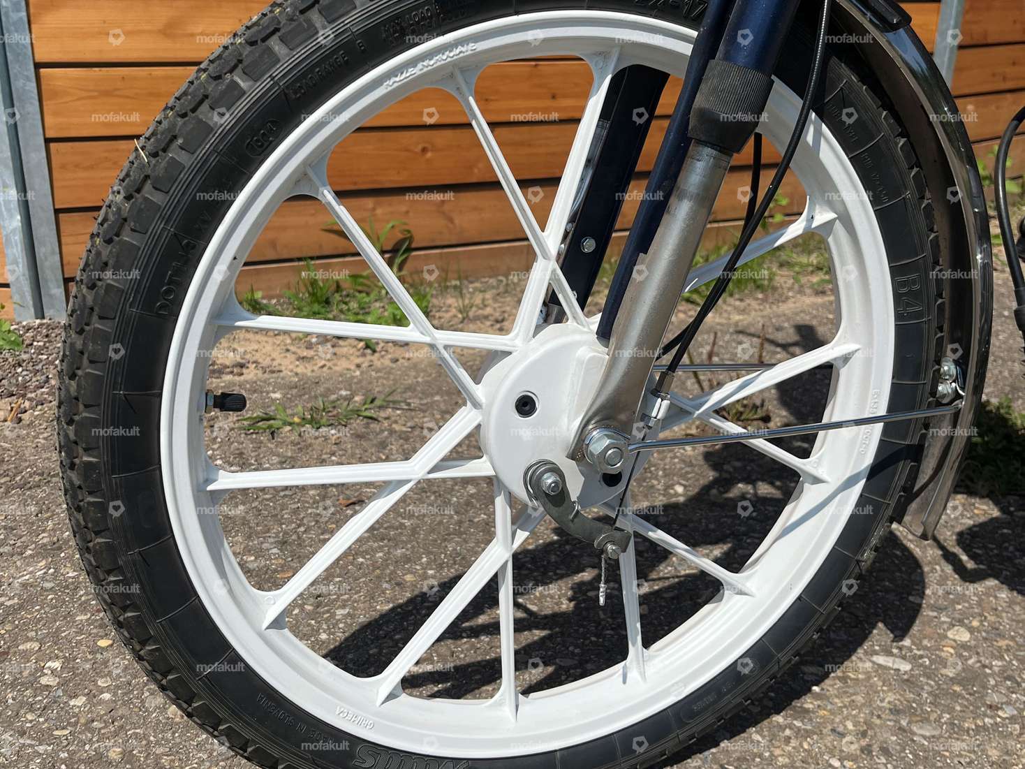 swiing® ingenious Radachse mit Lager-Umbausatz Snowflake Vorderrad | Puch Maxi Carousel Image 3