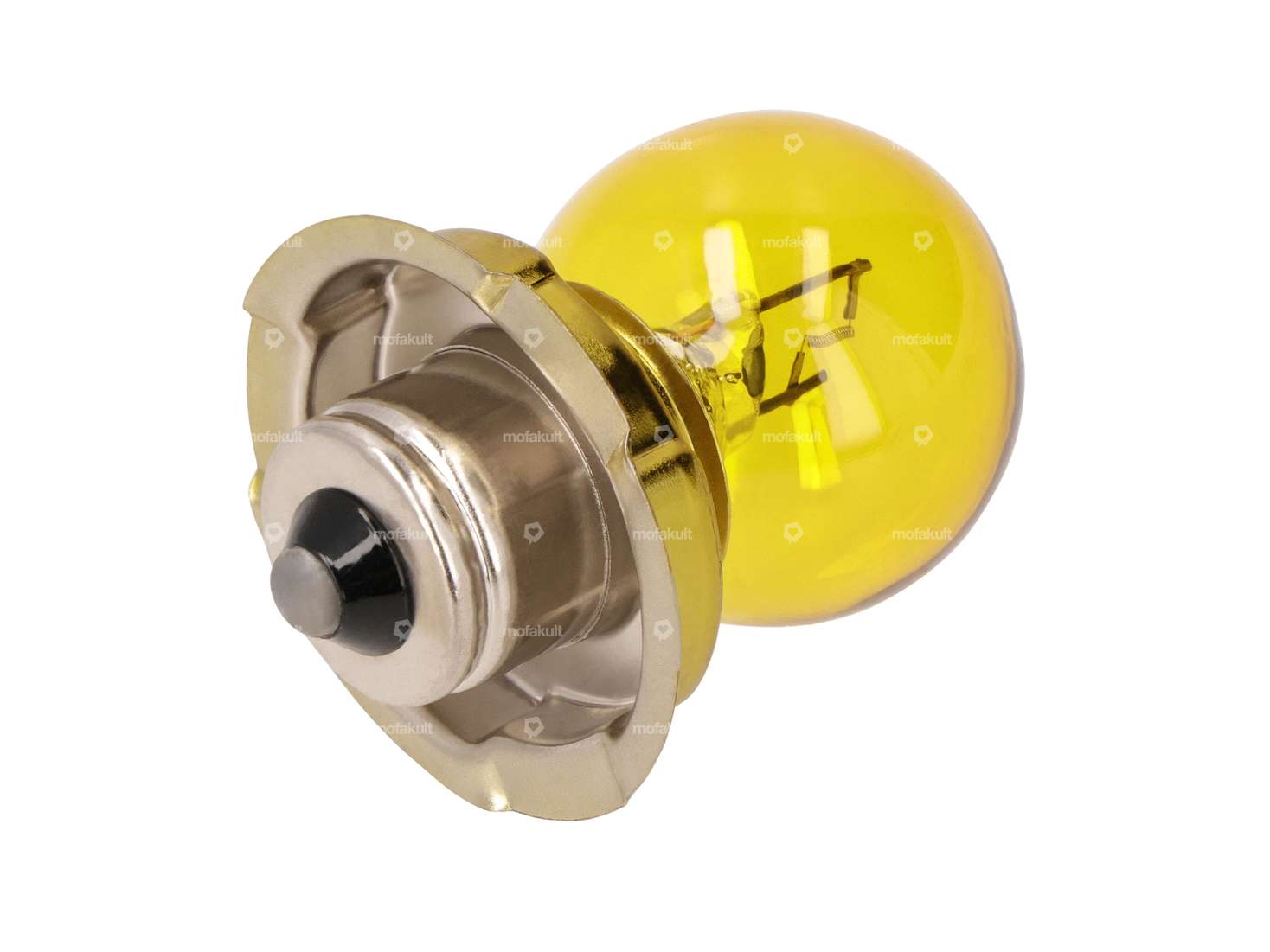 Ampoule GPO 6V - 15W (P26s) avec collerette, jaune 1 filament Carousel Image 1