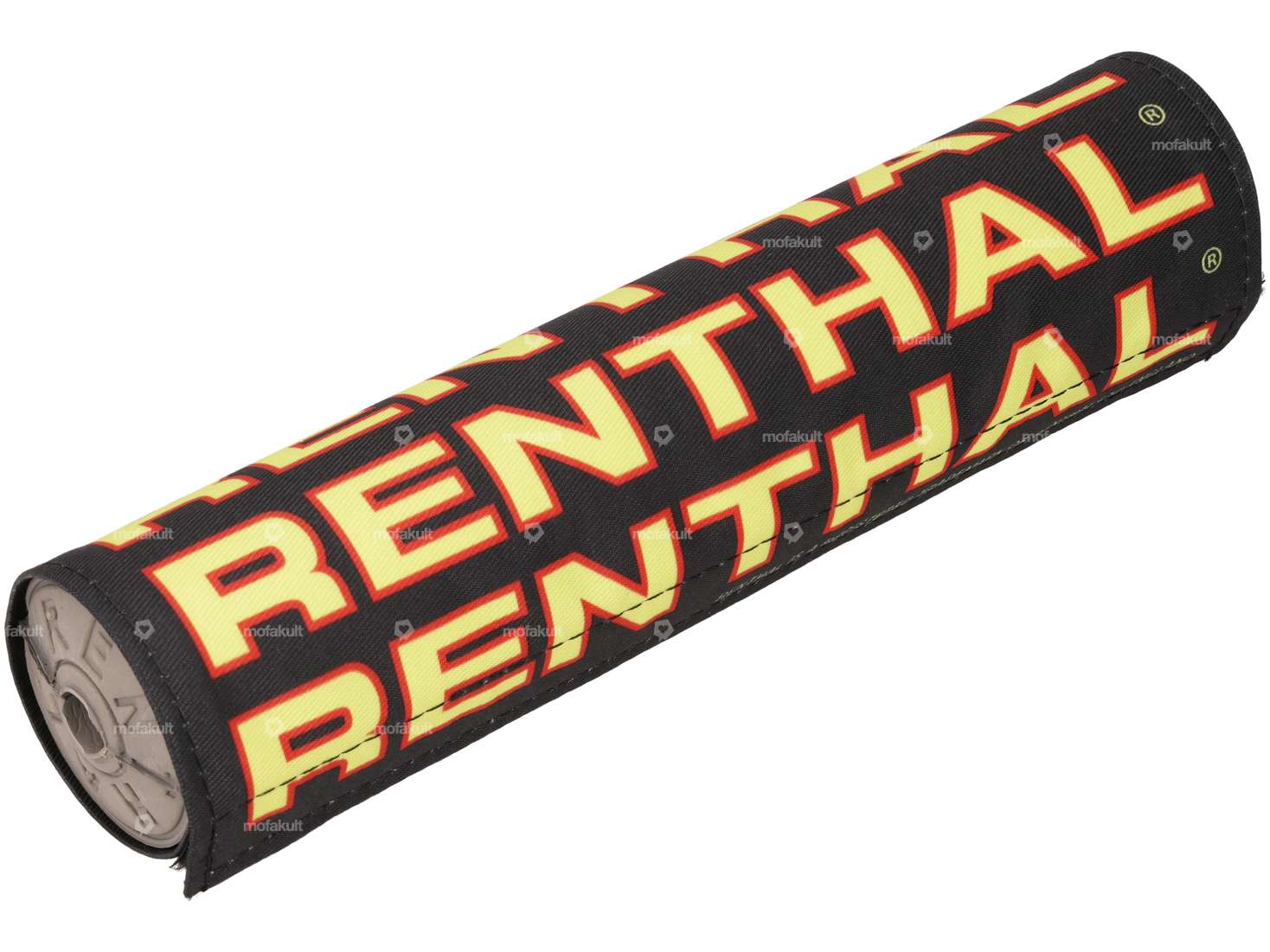 Protection de guidon RENTHAL noir / jaune / rouge 22 cm Carousel Image 1