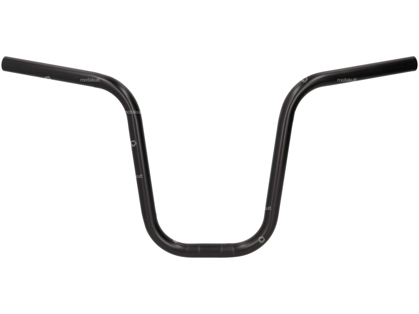 Handlebar fork plate 30 cm curved black Carousel Image 1